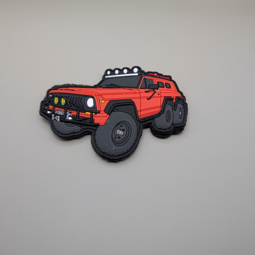 Red Off-Road Toy Truck